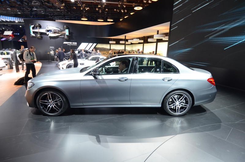 nouvelle Mercedes Classe E à Detroit