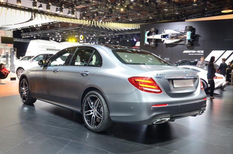 nouvelle Mercedes Classe E à Detroit