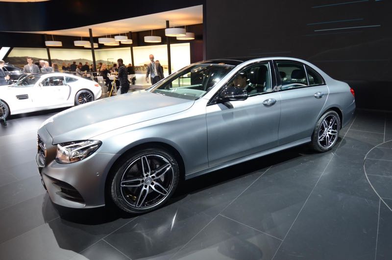 nouvelle Mercedes Classe E à Detroit