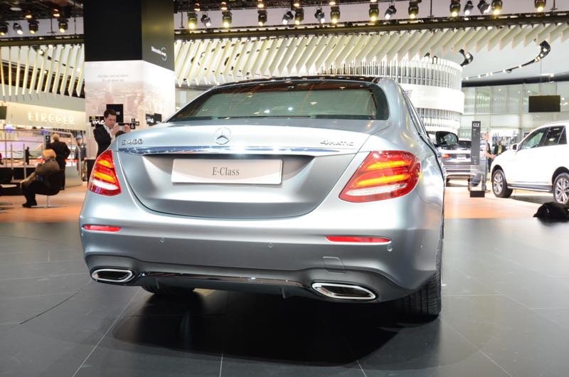 nouvelle Mercedes Classe E à Detroit