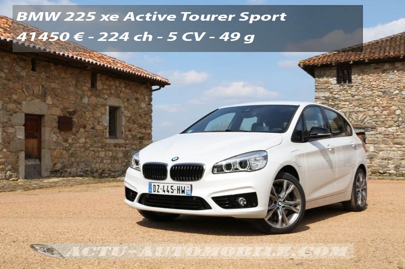 Essai BMW Série 2 Active Tourer 225 xe