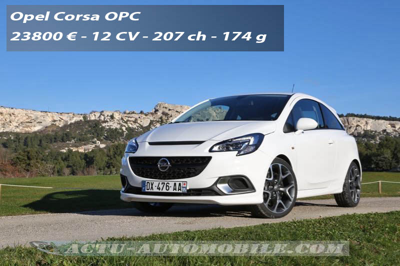 Essai Opel Corsa OPC