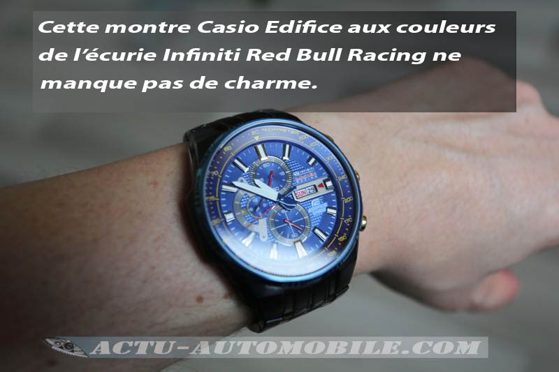 Montre Casio Edifice Infiniti Red Bull Racing