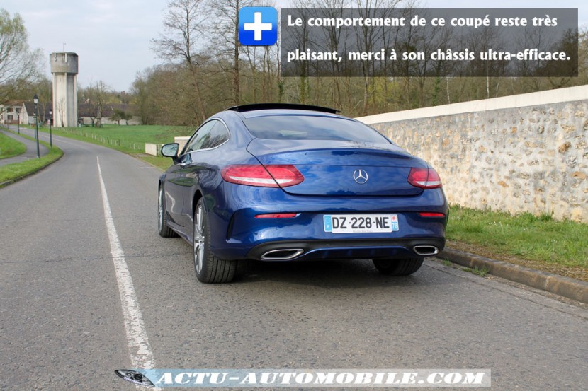 Comportement routier Mercedes Classe C Coupé