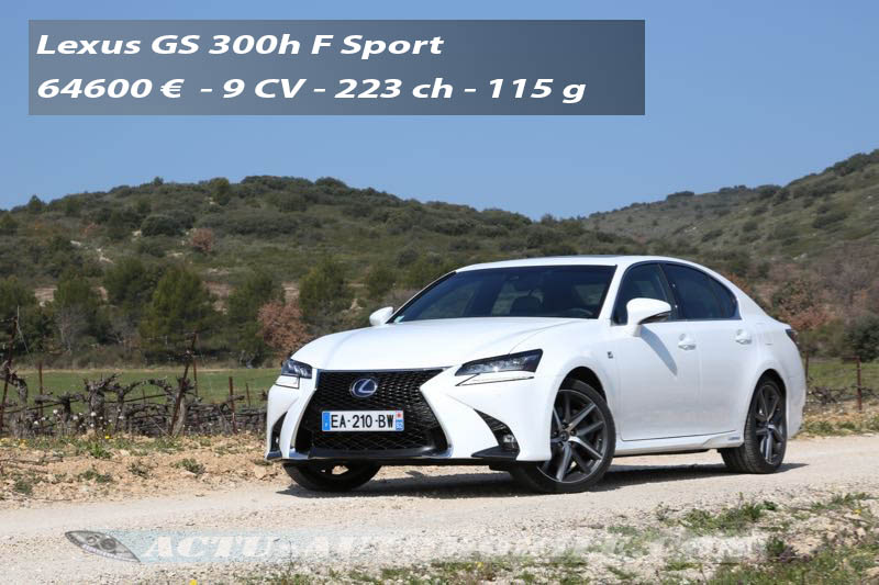 Essai Lexus GS 300h F Sport