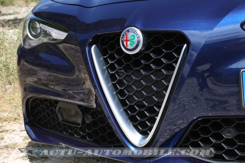 Calandre de la nouvelle Alfa Romeo Giulia