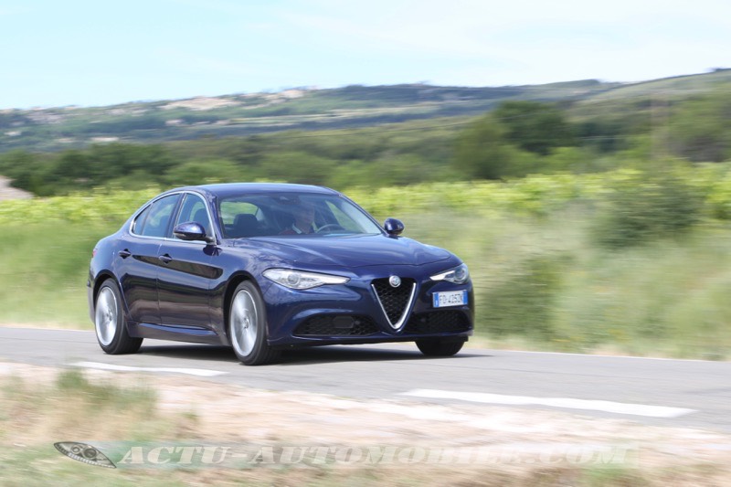 Essai Alfa Romeo Giulia 2.2 Diesel 180 AT8