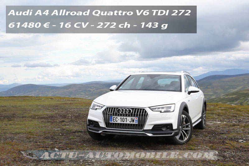 Essai nouvelle Audi A4 Allroad Quattro V6 TDI 272