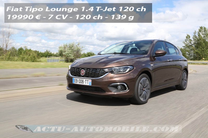 Essai nouvelle Fiat Tipo 5 portes