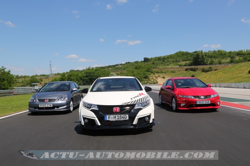 Honda Civic Type R sur le Hungaroring