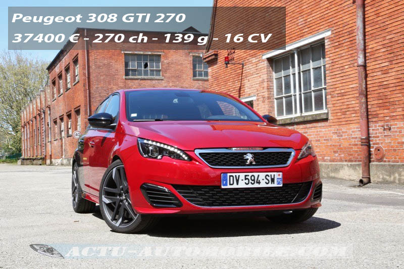 Essai Peugeot 308 GTI 270