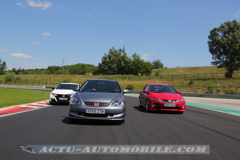 Honda Civic Type R EP3 sur le Hungaroring