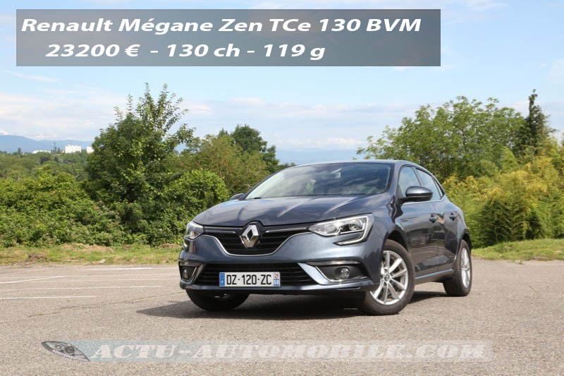 Essai Renault Mégane TCe 130 Zen