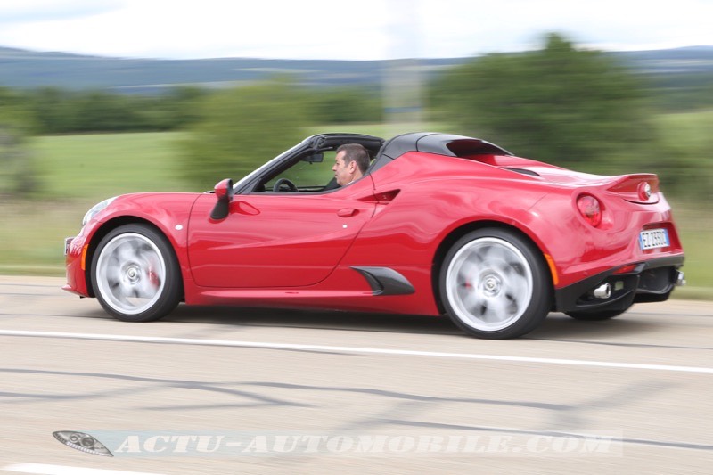 Essai Alfa Romeo 4C Spider