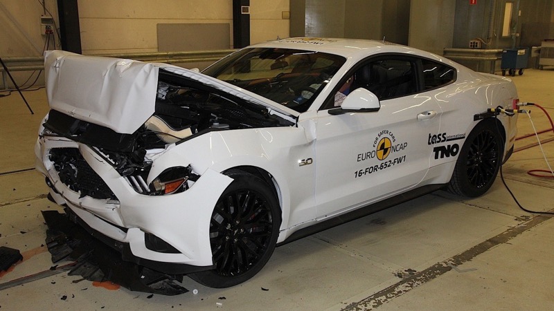 Crash test EuroNCAP Ford Mustang