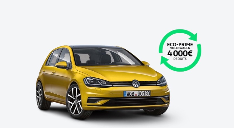 Ecoprime Volkswagen : jusqu'à 10000 € de reprise pour un diesel
