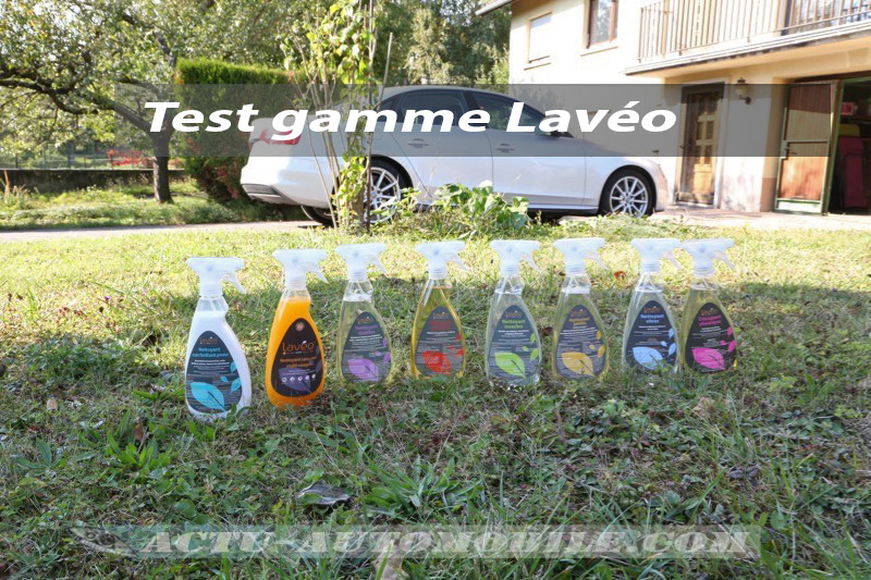 Test produits de lavage sans eau Laveo