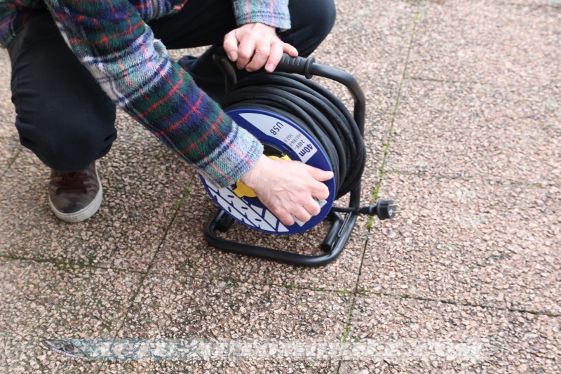 Enrouleur bricolage et garage 40 m par Michelin