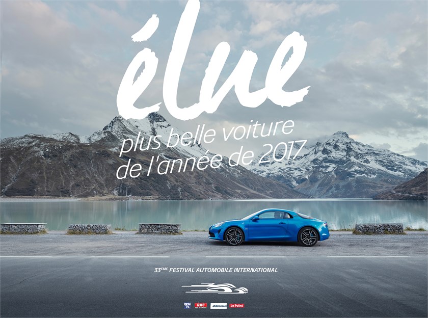 La nouvelle Alpine A110 plus belle voiture de l'année