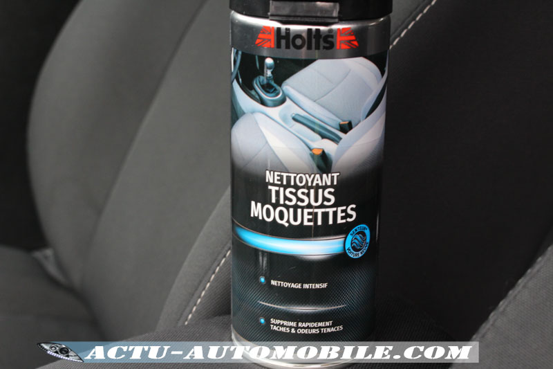 Holts Nettoyant Tissus & Moquettes + brosse senteur voiture neuve