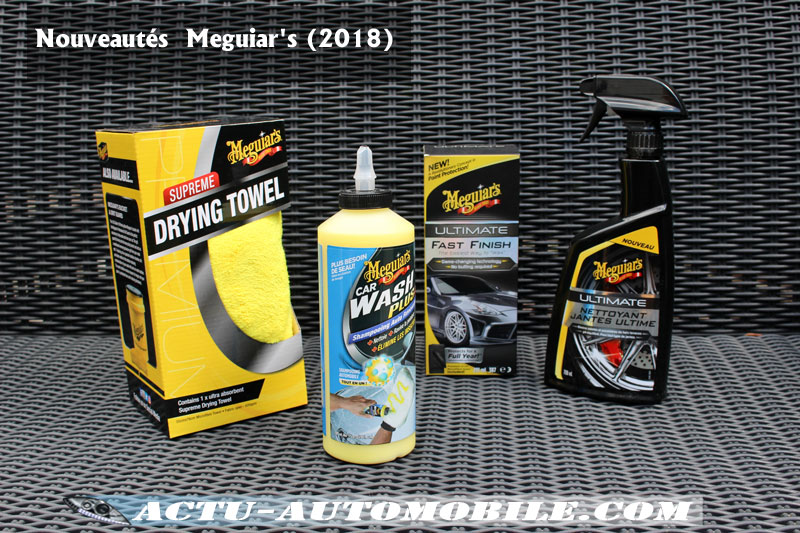 Nouvelle gamme produits Meguiar's 2018