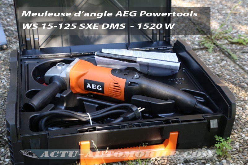 Test meuleuse AEG Powertools