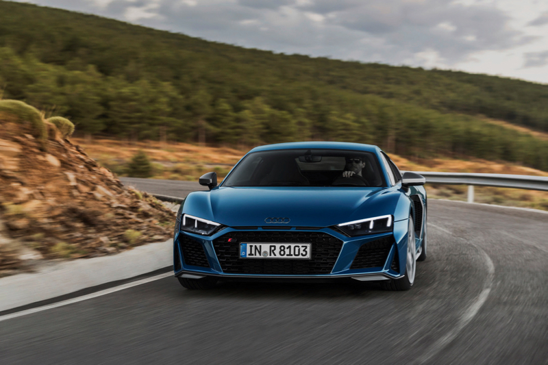 Audi R8 coupé et spyder : facelift pour 2019