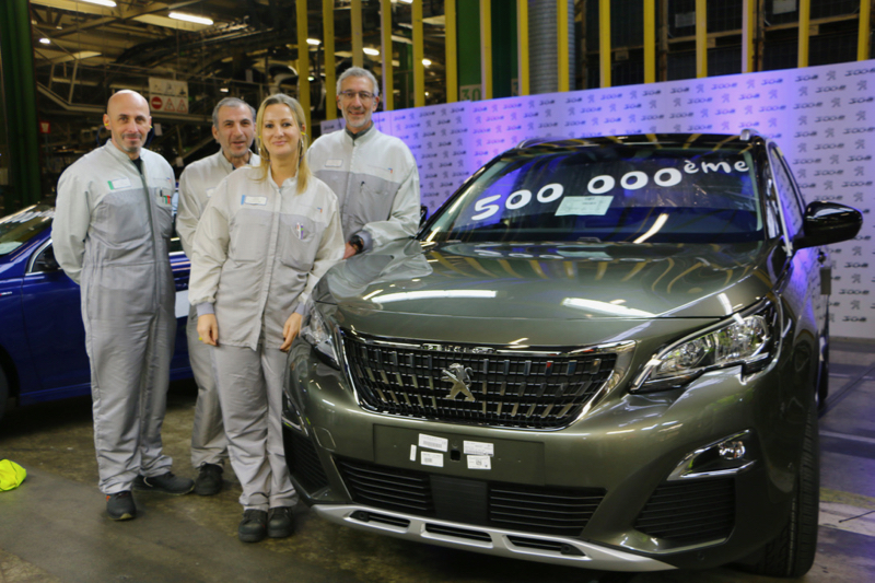 Des records pour les Peugeot 308 et 3008 à Sochaux