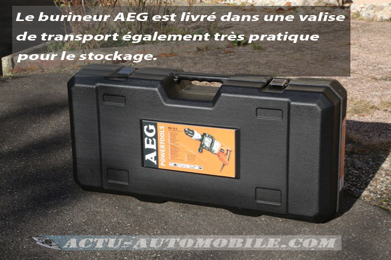 Test burineur AEG PM10E