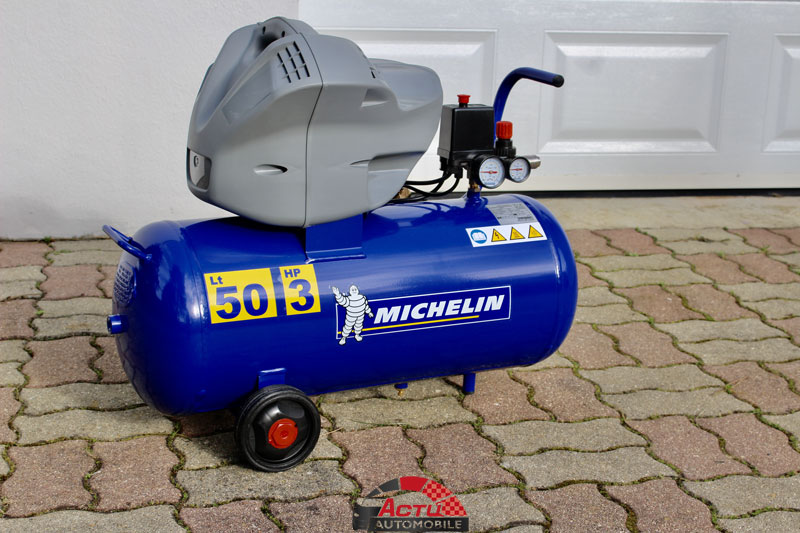 Compresseur d'atelier MICHELIN 50 l 2 cv MB50 230 V