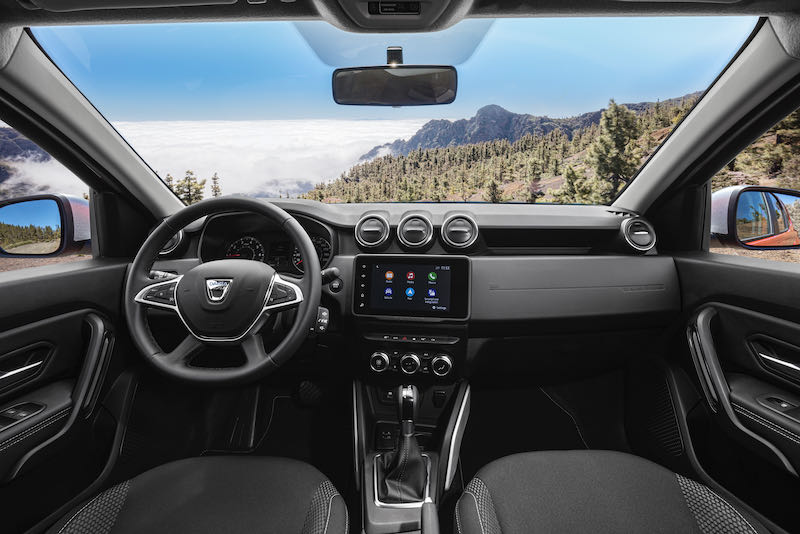 L'intérieur du Dacia Duster 2021