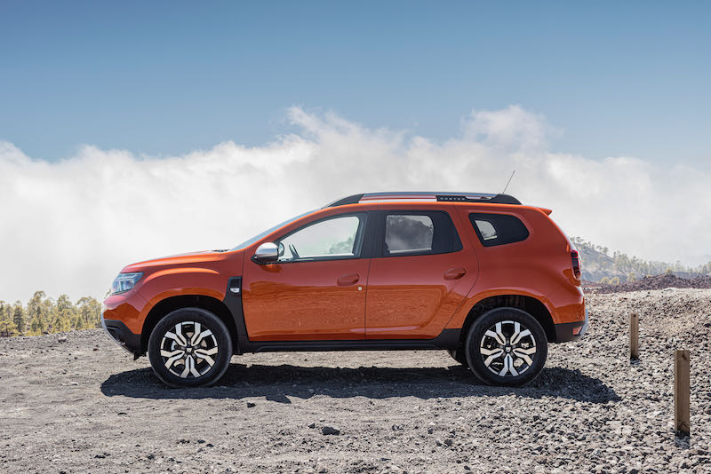 Le profil du Dacia Duster 2021