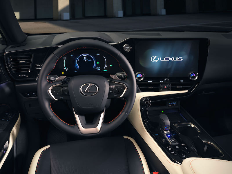 L'habitacle du Lexus NX 2021