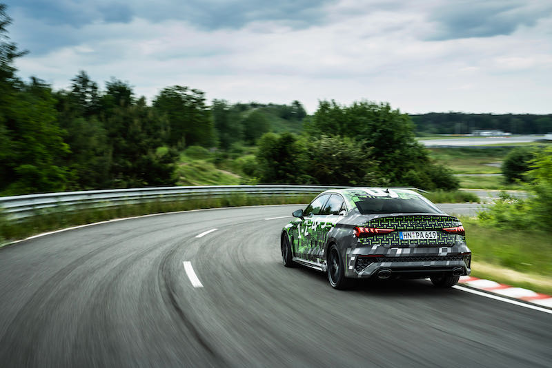 Audi RS 3 prototype , la berline