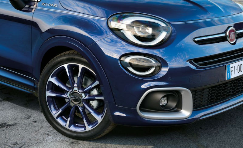 Les jantes spécifiques de la Fiat 500X Yachting ‘’Yacht Club Capri’’