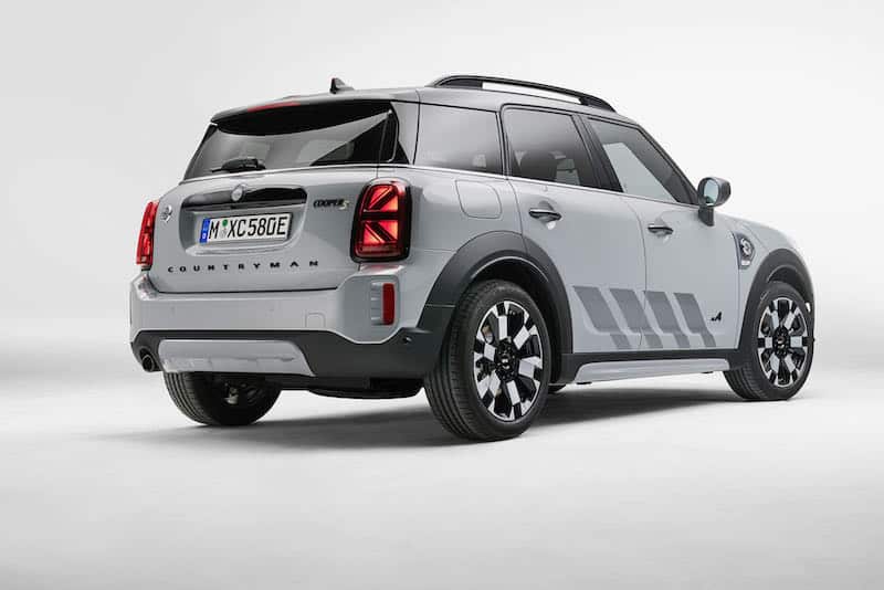 Vue arrière sur le Countryman 2022