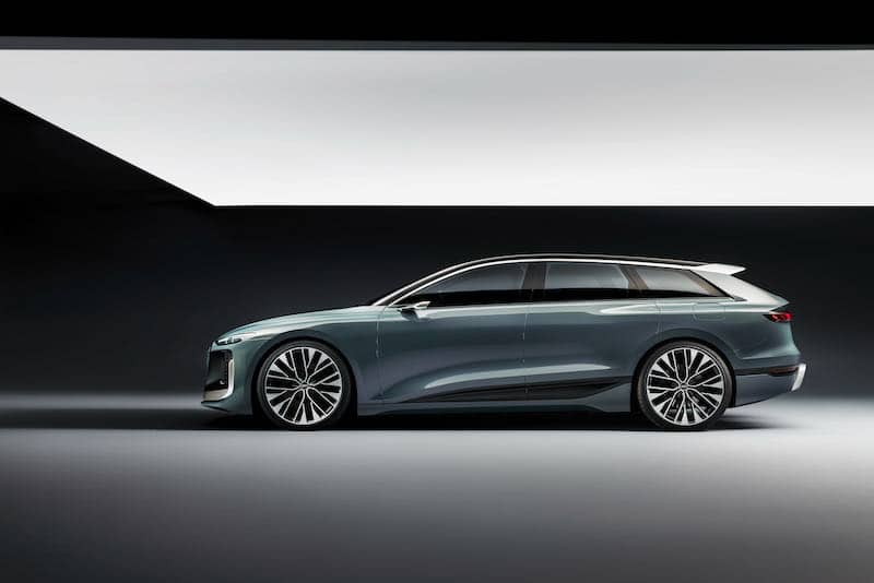 Le profil du concept car Audi