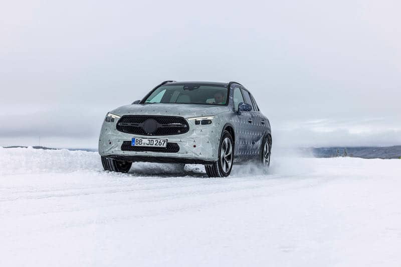 Le GLC 2022 en test en Suède