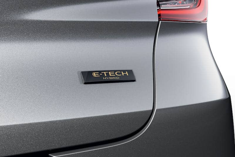 BADGE ARRIERE E-TECH HYBRID