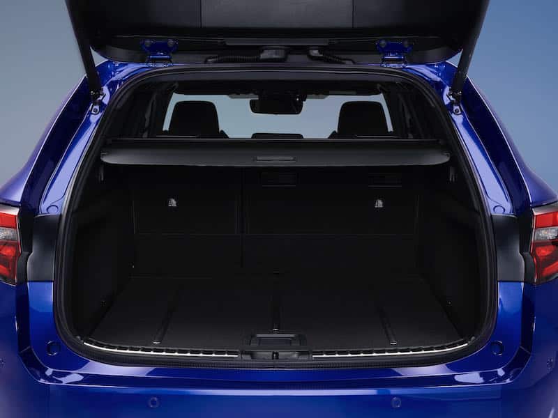 The trunk of the Corolla Touring Sport