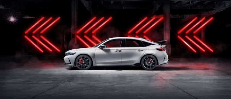 Le profil de la Honda Civic Type R 2023