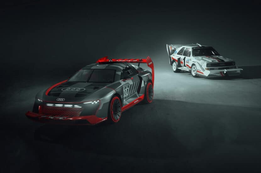 Audi S1 e-tron quattro Hoonitron et la voiture de sport mythique qui l'a inspirée