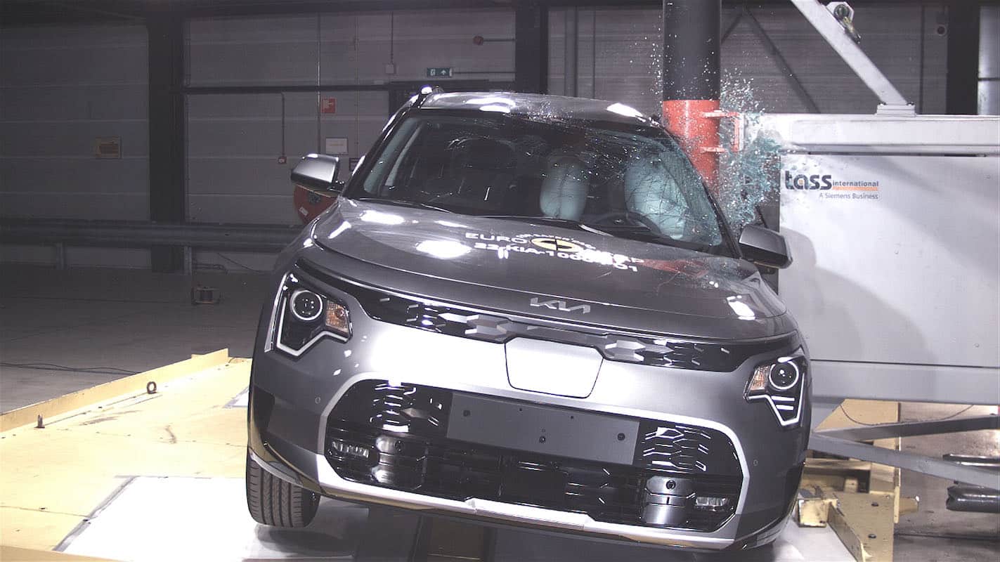 Deux notes de 4 et 5 étoiles pour le Kia Niro au crashtest EuroNCAP