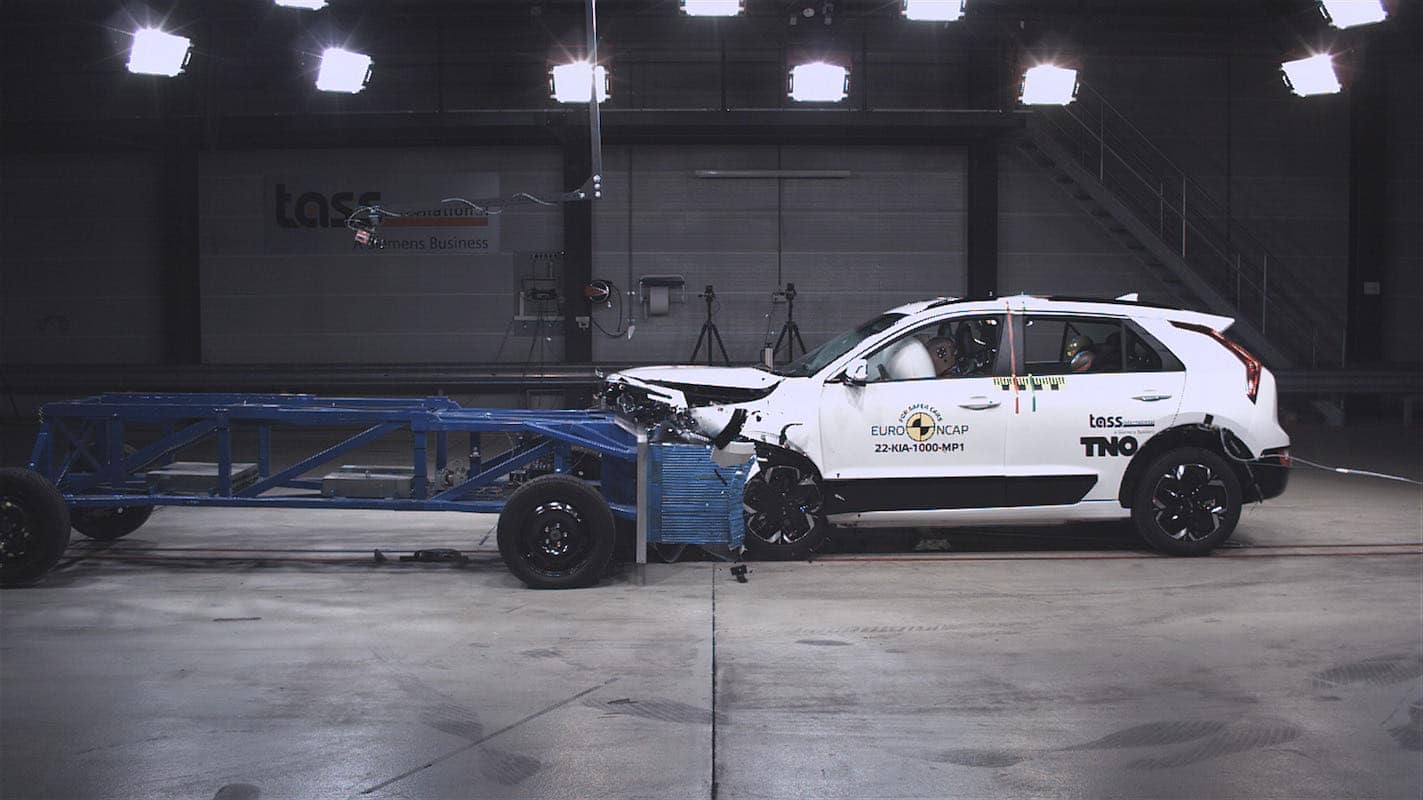 Deux notes de 4 et 5 étoiles pour le Kia Niro au crashtest EuroNCAP