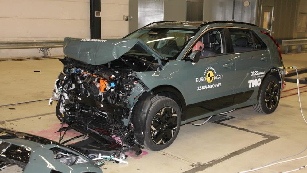 Seulement 4 étoiles pour le Kia Niro au crash-test EuroNCAP