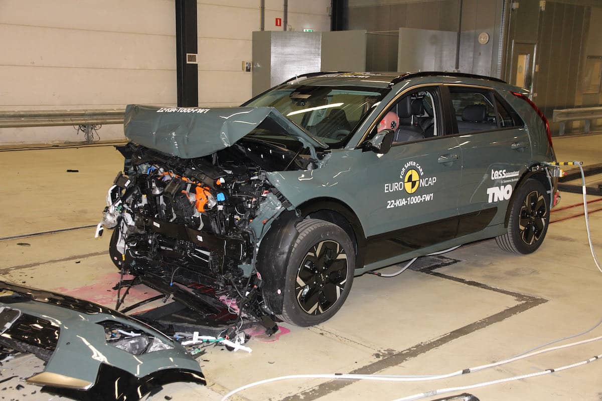 Two 4 and 5 star ratings for the Kia Niro in the EuroNCAP crash test