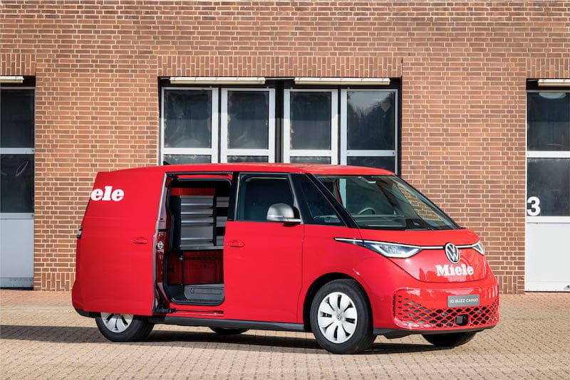 ID. Buzz Cargo version van de maintenance Miele