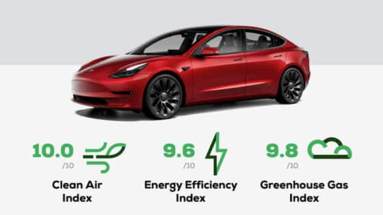 5 étoiles au Green NCAP pour les Tesla Model 3