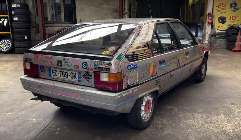 Une Citroën BX "Art Car" à gagner chez Benzin