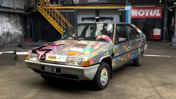 Une Citroën BX "Art Car" à gagner chez Benzin